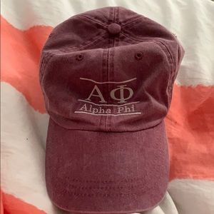 Alpha Phi baseball hat